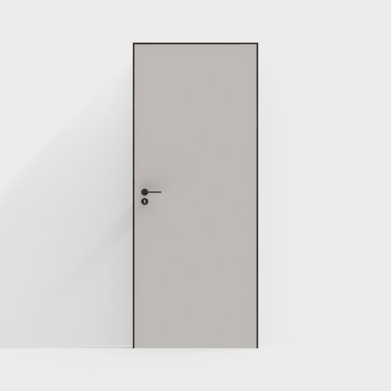Minimalist Door 3D model for Creative Spaces