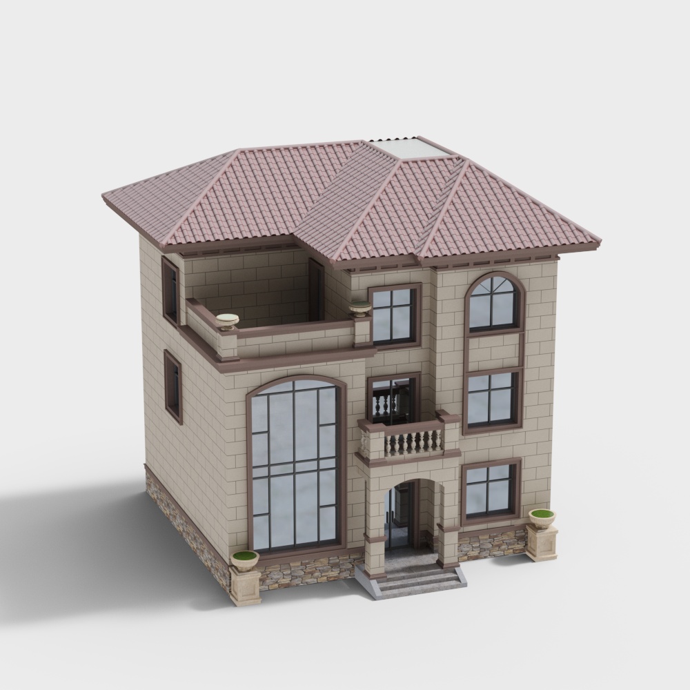 Villa européenne simple