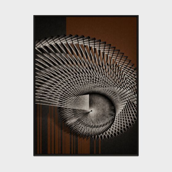 Geometric Fan 3D Model