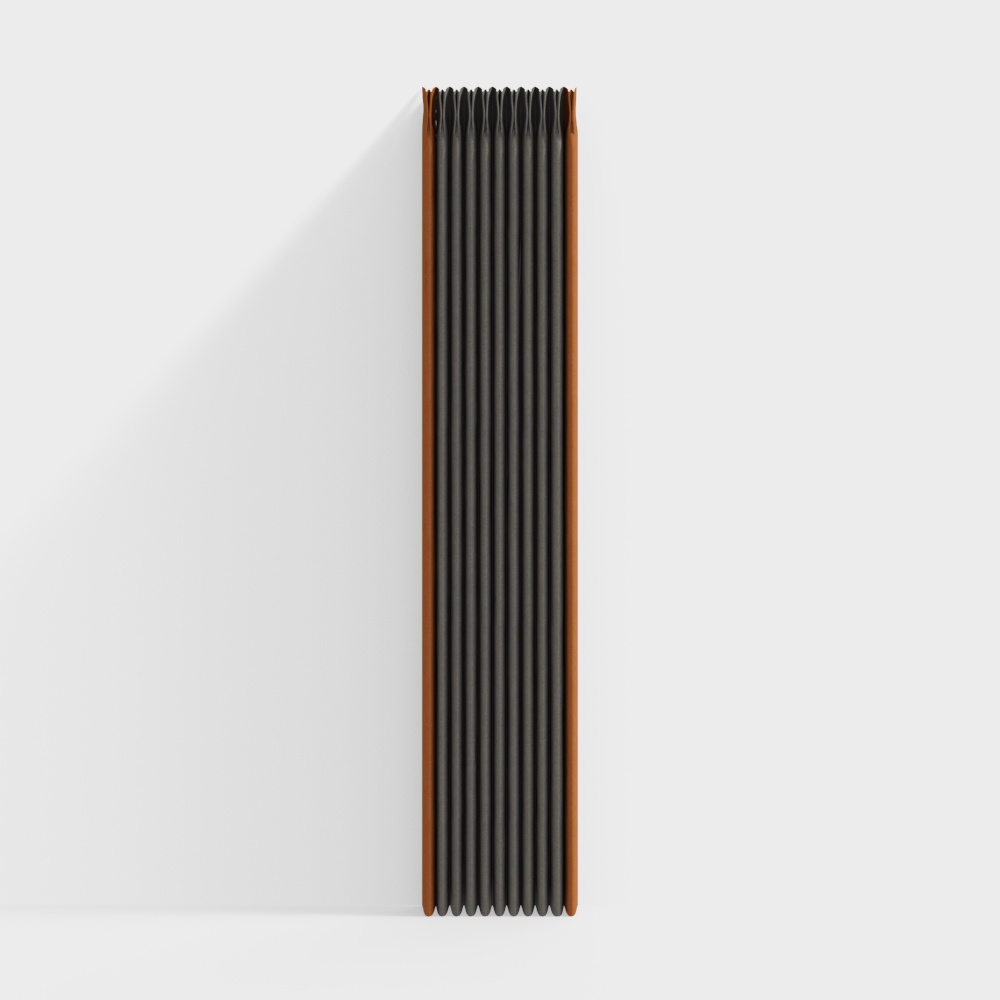 Urban Radiator Low-Poly 3D Model