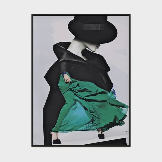 Stylish Dancer 3D model in Low-Polygon Design