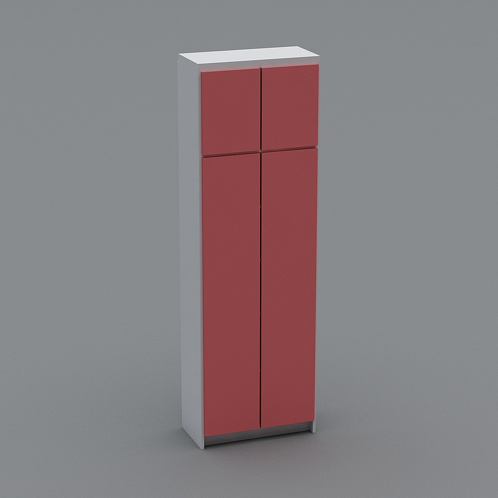 Stylish Minimalist Storage Cabinet 3D model