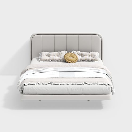 Urban Elegance 3D model Bed