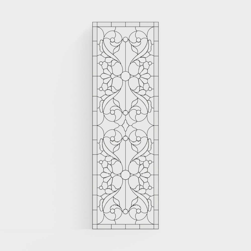 ガラスの仕切り