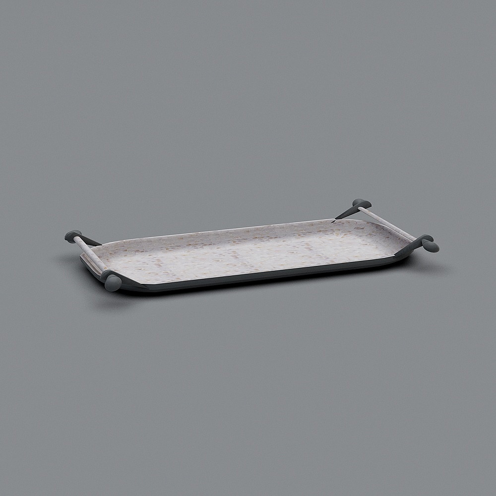 Elegant Low-Poly Tray 3D model