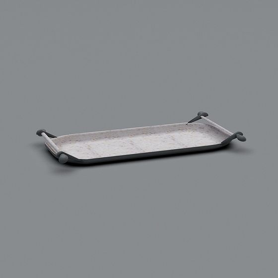 Elegant Low-Poly Tray 3D model
