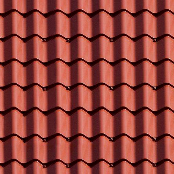 Painted pottery tile