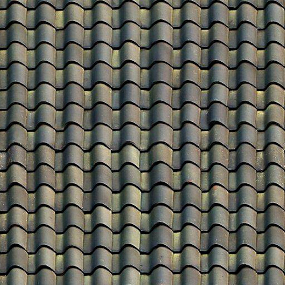 Painted pottery tile