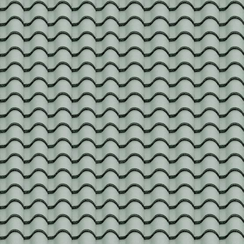 Painted pottery tile