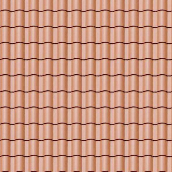 Brown Painted Pottery Tile 3D Model