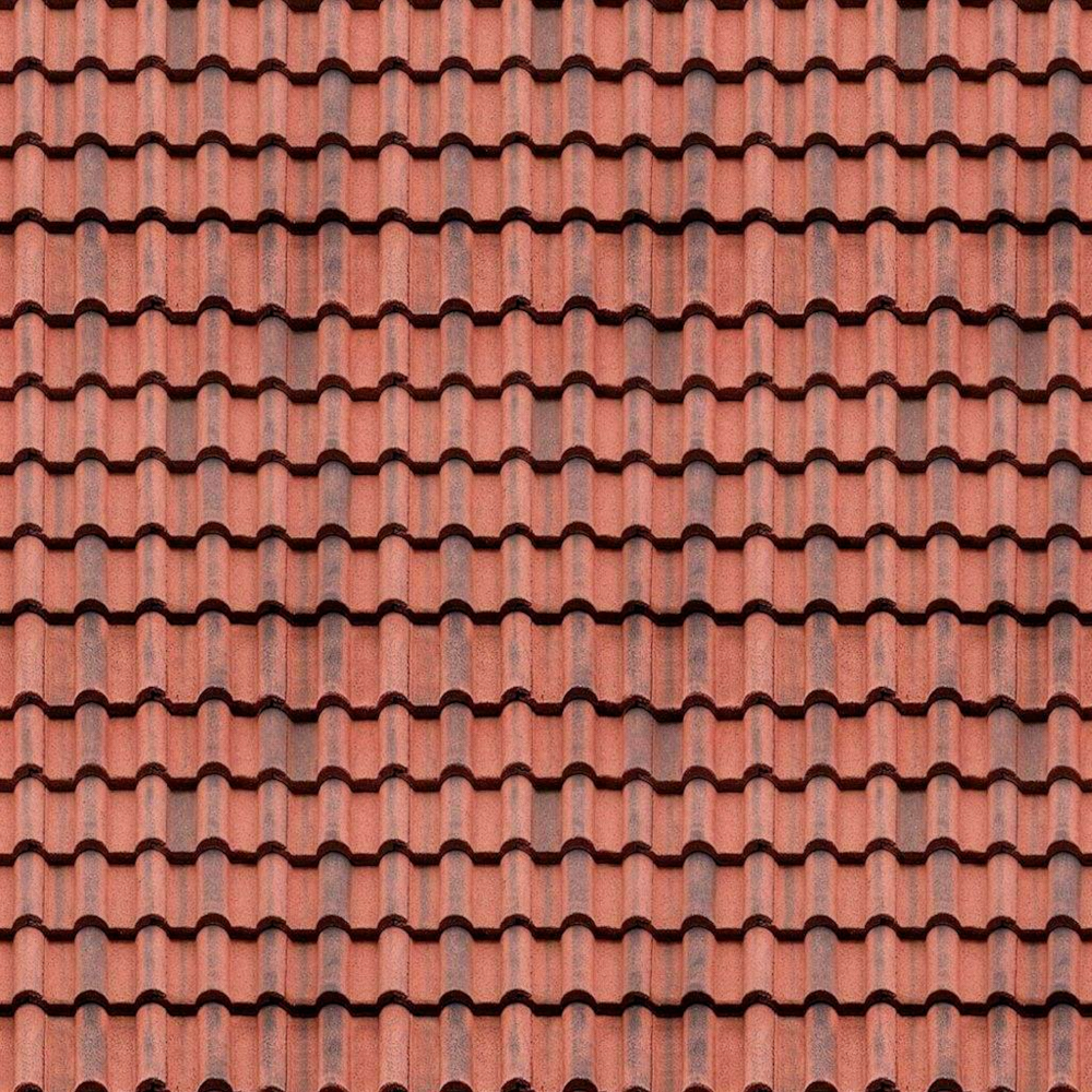 Painted pottery tile