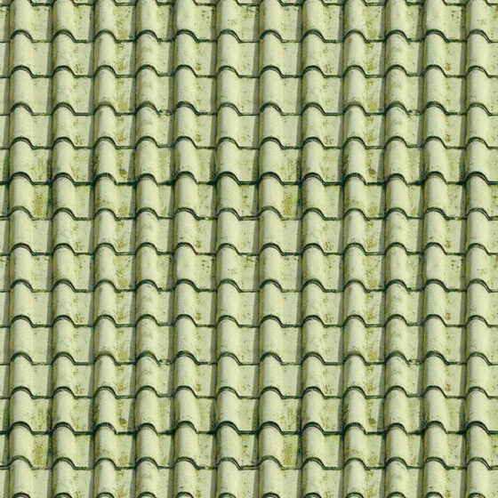 Painted pottery tile