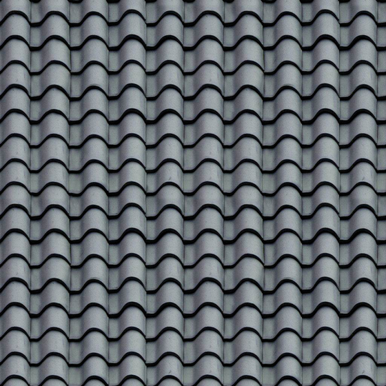 Painted Pottery Tile 3D Model in Black