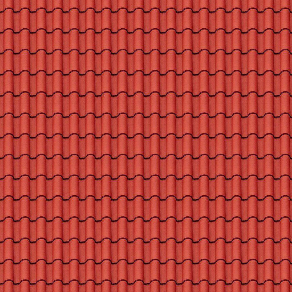 Painted pottery tile