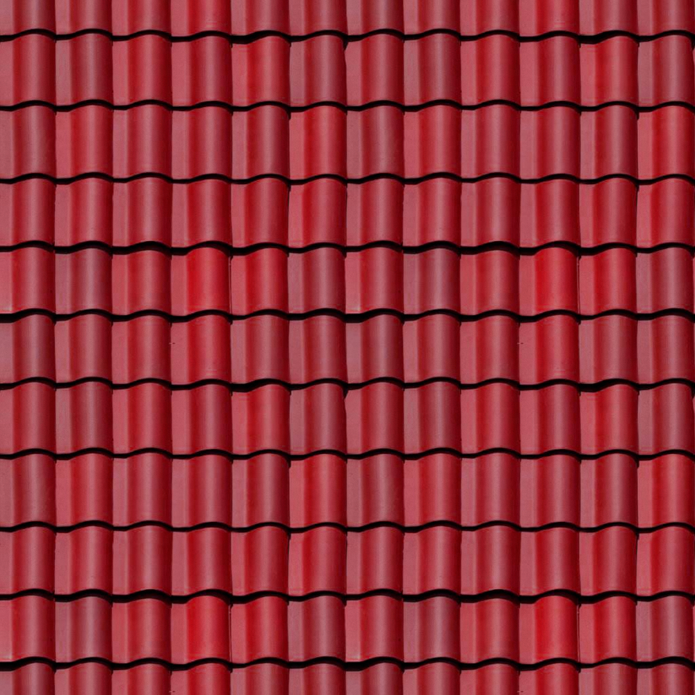 Painted pottery tile