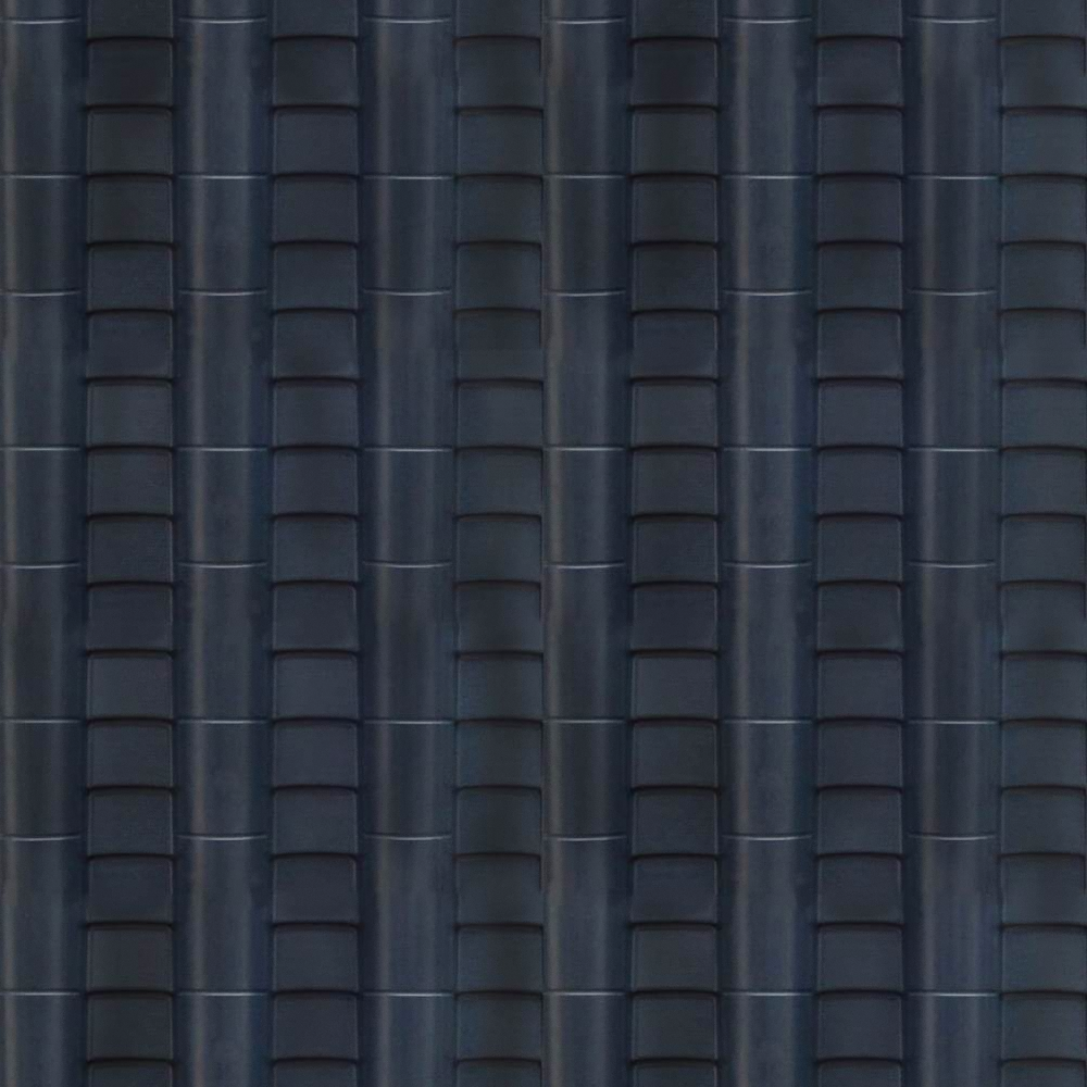 Painted pottery tile