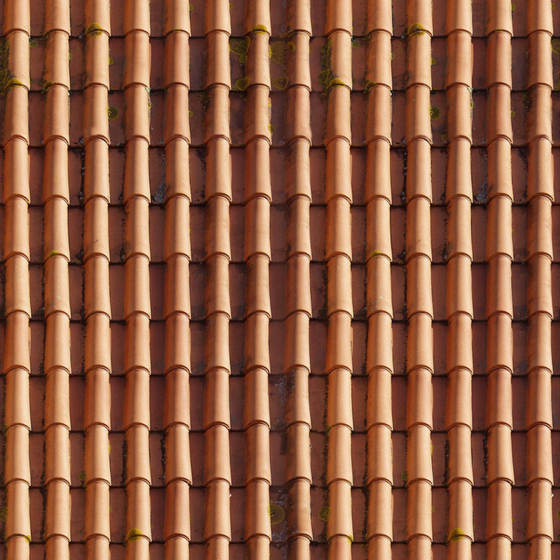 Painted pottery tile