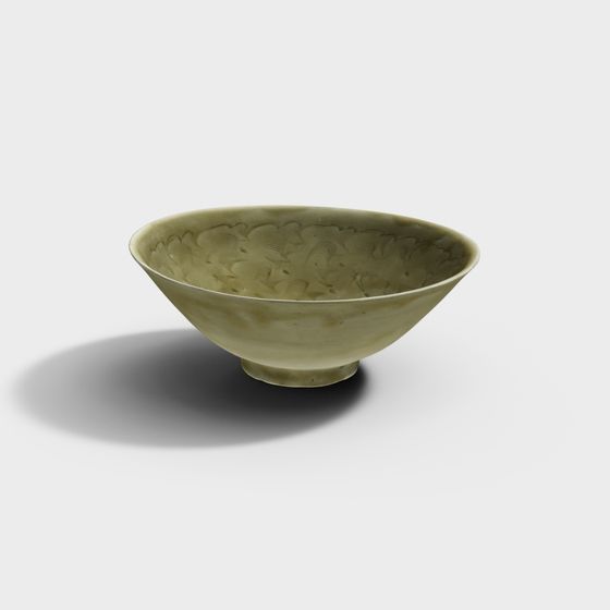 Exquisite Celadon Bowl 3D model