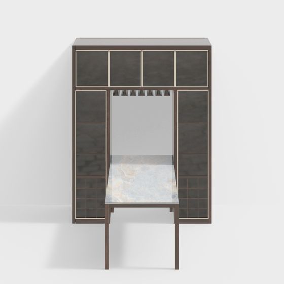 Urban Corner Desk 3D model