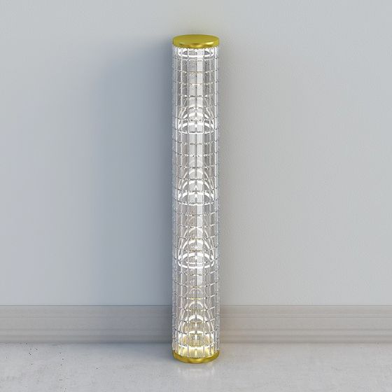 Crystal Diamond Column 3D model