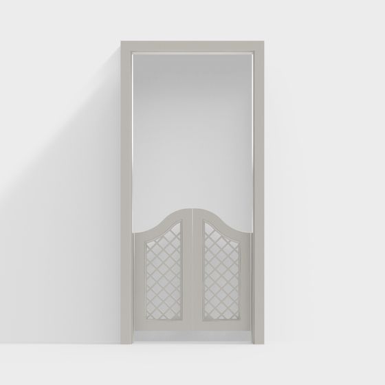 Lattice Arch Door 3D model