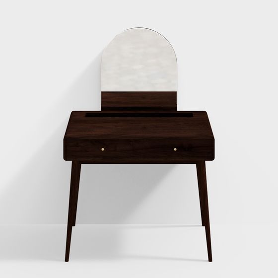 山の思いを込めた木製小トマトドレッシングテーブルくるみ材