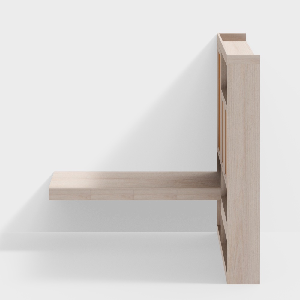 Minimalist Floating Shelf 3D model