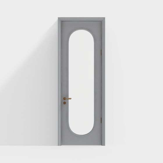 Elegant Arched Door 3D model