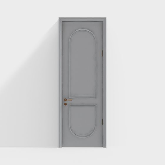 Elegant Arched Door 3D model