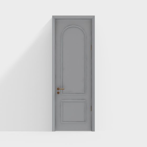 Elegant Arched Door 3D model