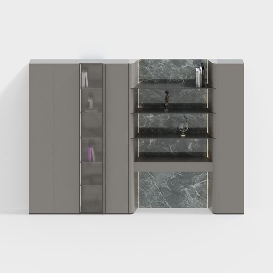 พื้นหลังตู้หนังสือ