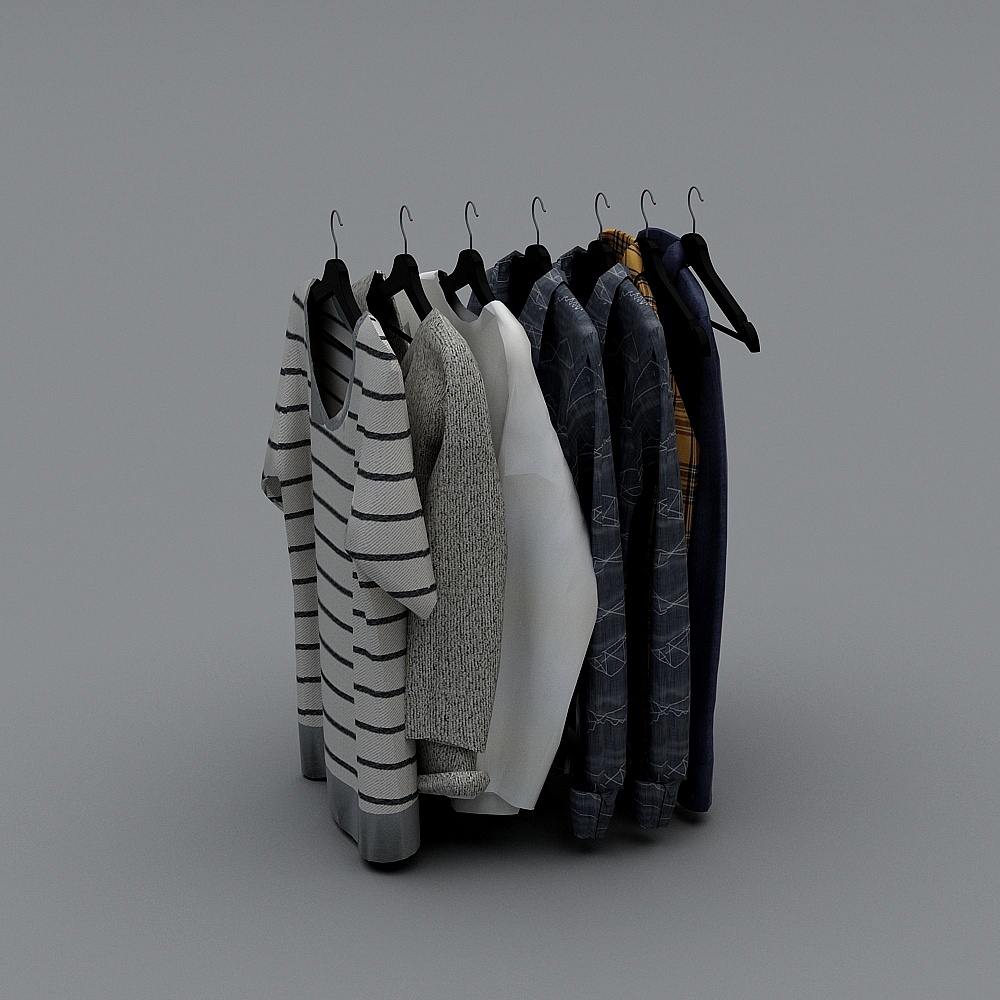 Stylish Clothing Hanger 3D model
