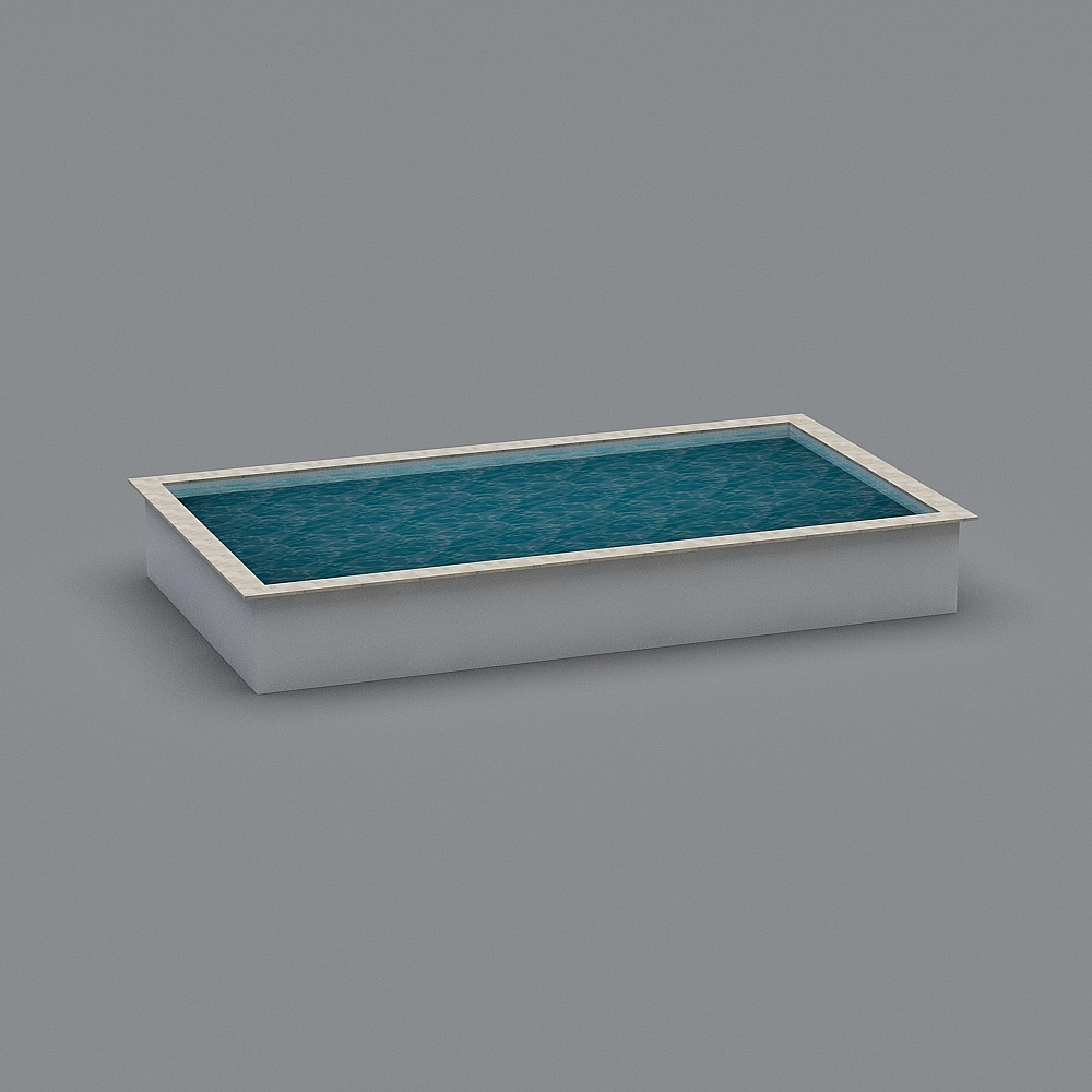 Minimalist Swimming Pool 3D model