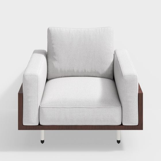 Stylish Urban Sofa 3D model for Modern Spaces