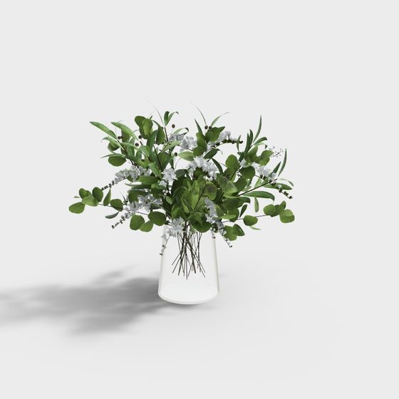 Spring Bouquet 3D model