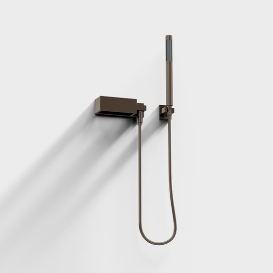 Modern Minimalist Shower System 3D model