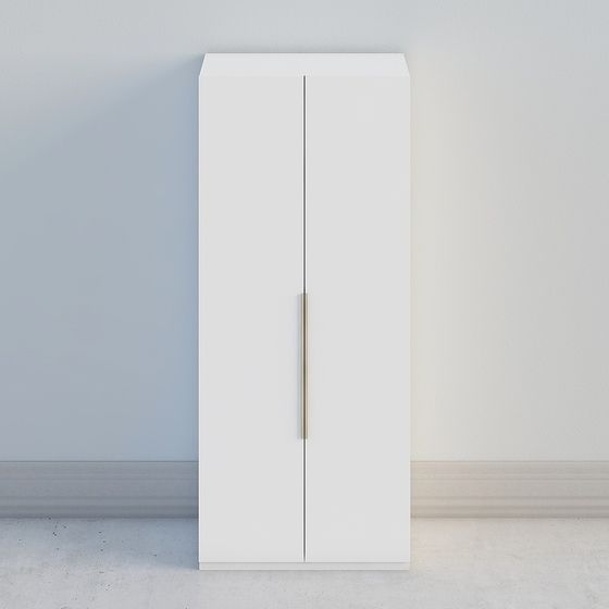 Minimalist Wardrobe 3D model for Modern Spaces