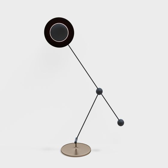 Sleek Floor Lamp 3D model