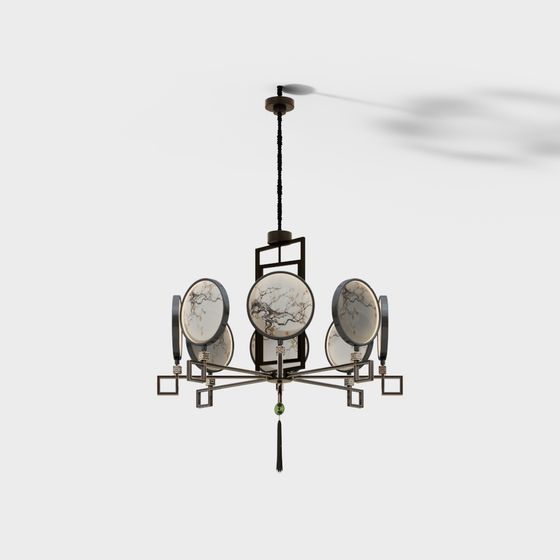 Eastern Light 3D model - Stunning Chandelier Design