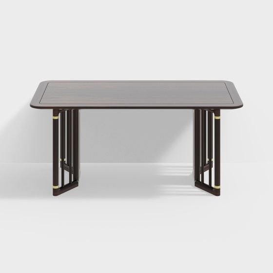 Vintage Style Dining Table 3D model