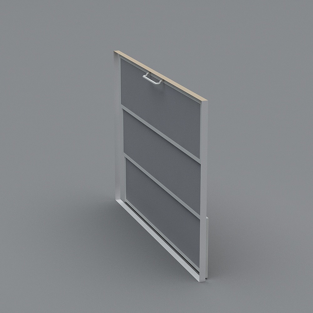 three-leaf sliding door