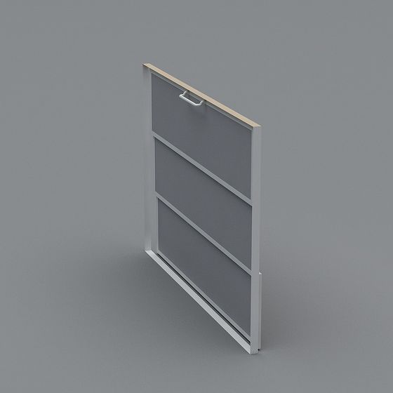 City Window Low-Poly 3D model for Modern Design