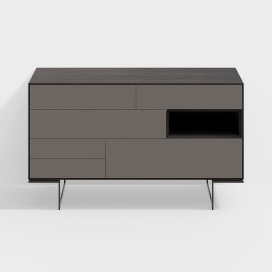 Urban Elegance Sideboard 3D model for Creative Projects