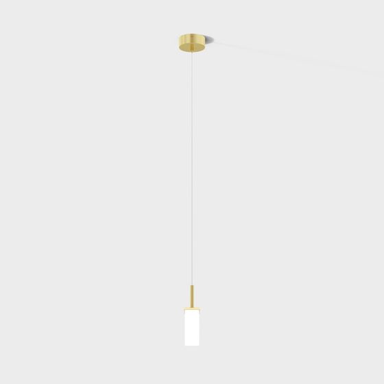 Stylish Minimalist Pendant Light 3D Model