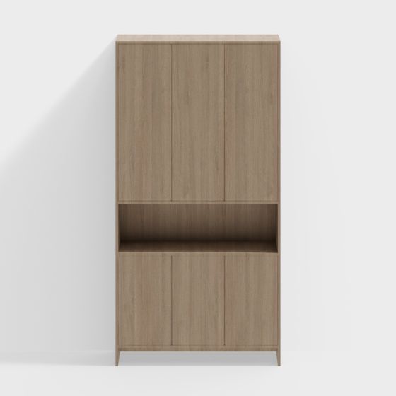 Urban Bookshelf 3D model for Modern Spaces