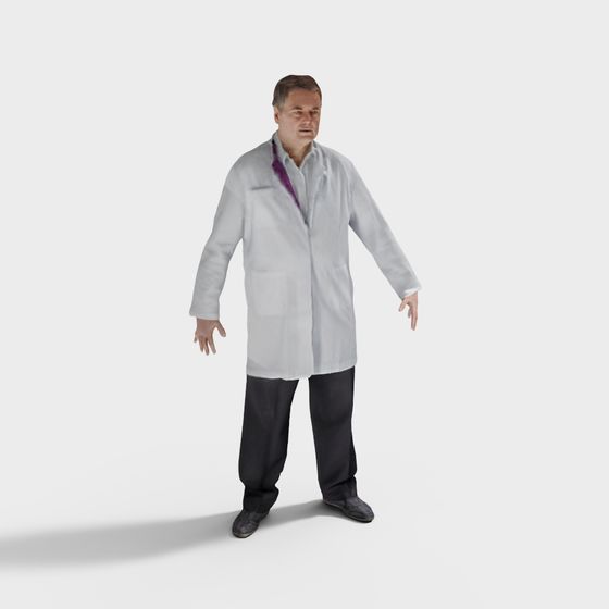 Laboratory Scientist 3D Model