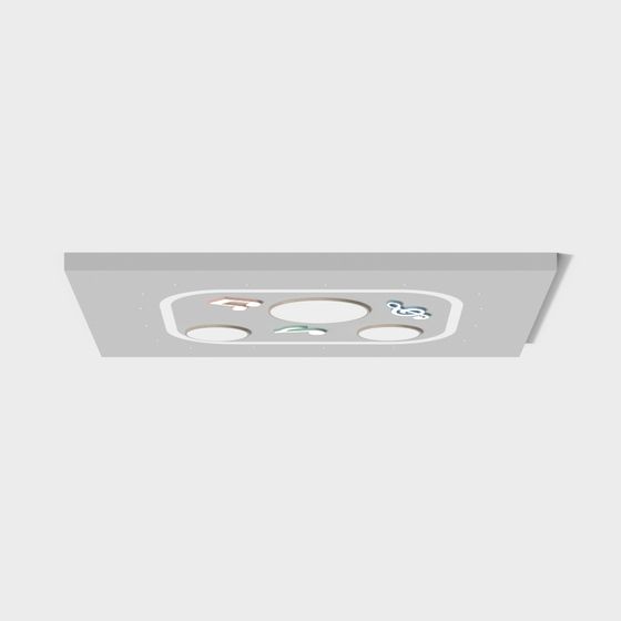 Stylish Ceiling Light 3D model for Modern Interiors