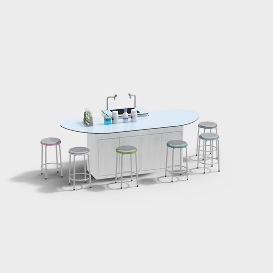 Urban Laboratory Bar Counter 3D model