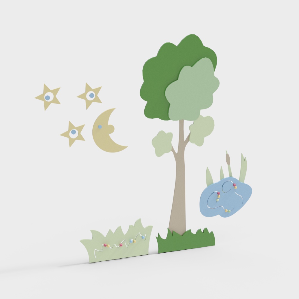 Kindergarten wall decoration