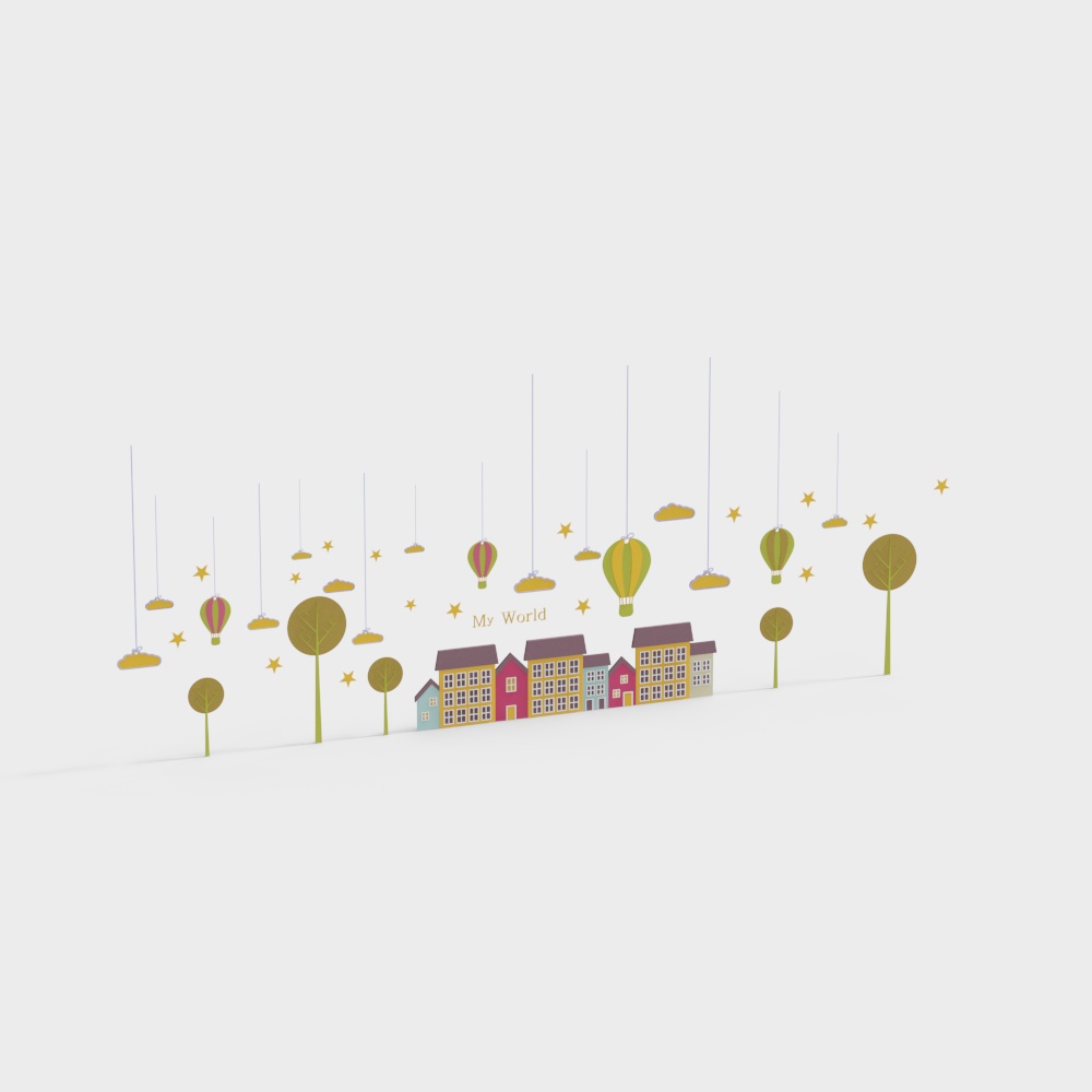 Kindergarten wall decoration